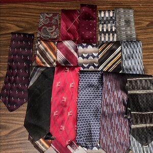 JF J.Ferrar Assorted Patterned Men's Tie Collection